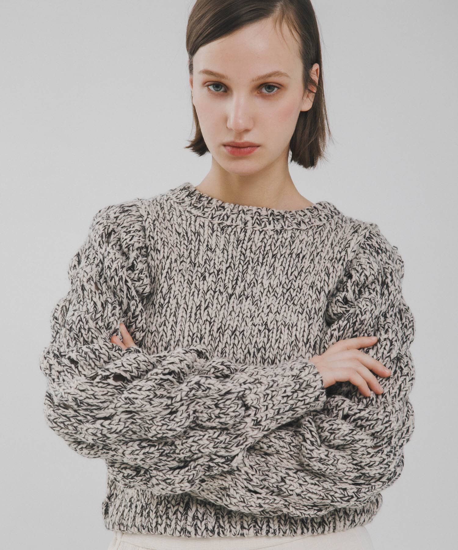 LAATO「lantern long sleeve knit」|ニット・セーター|