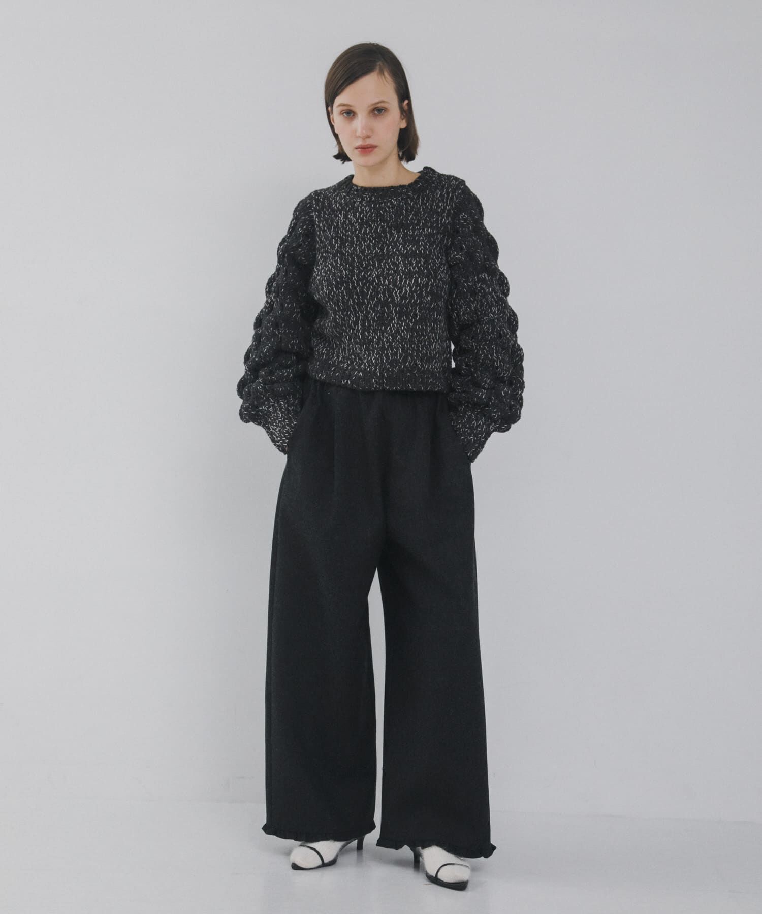 LAATO「lantern long sleeve knit」|ニット・セーター|