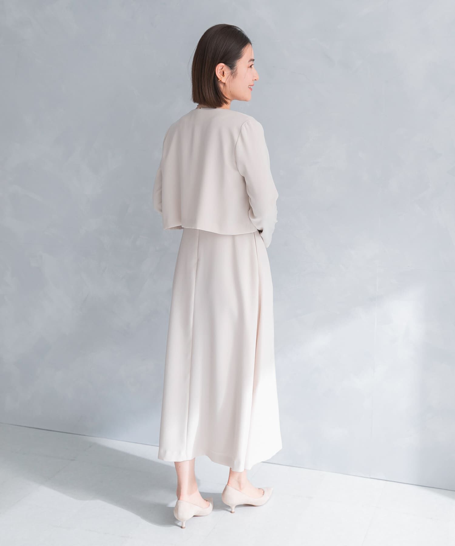 URBAN RESEARCH ROSSO「kaene　シフォン合わせロングワンピース」|ワンピース|