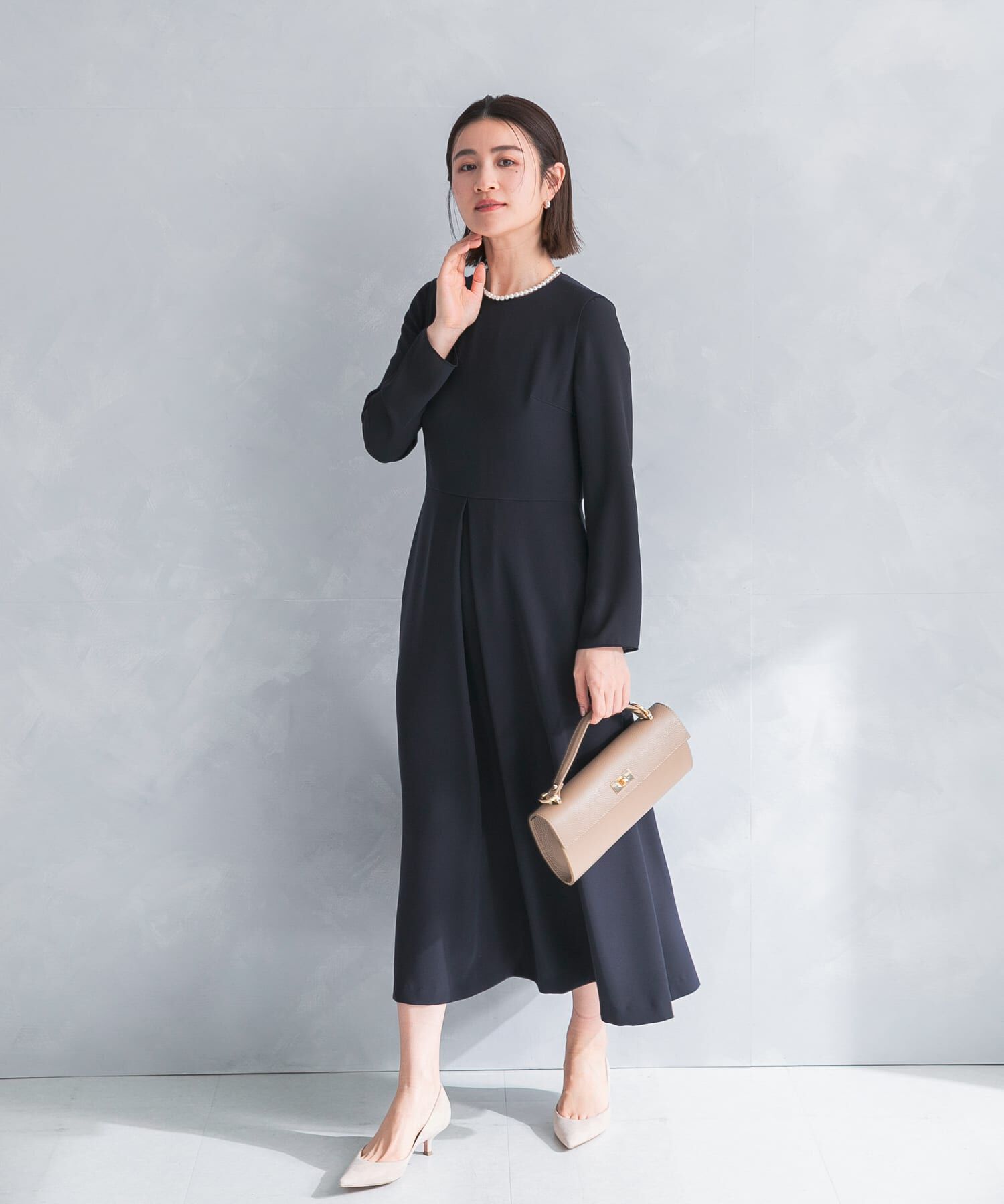 URBAN RESEARCH ROSSO「kaene　シフォン合わせロングワンピース」|ワンピース|