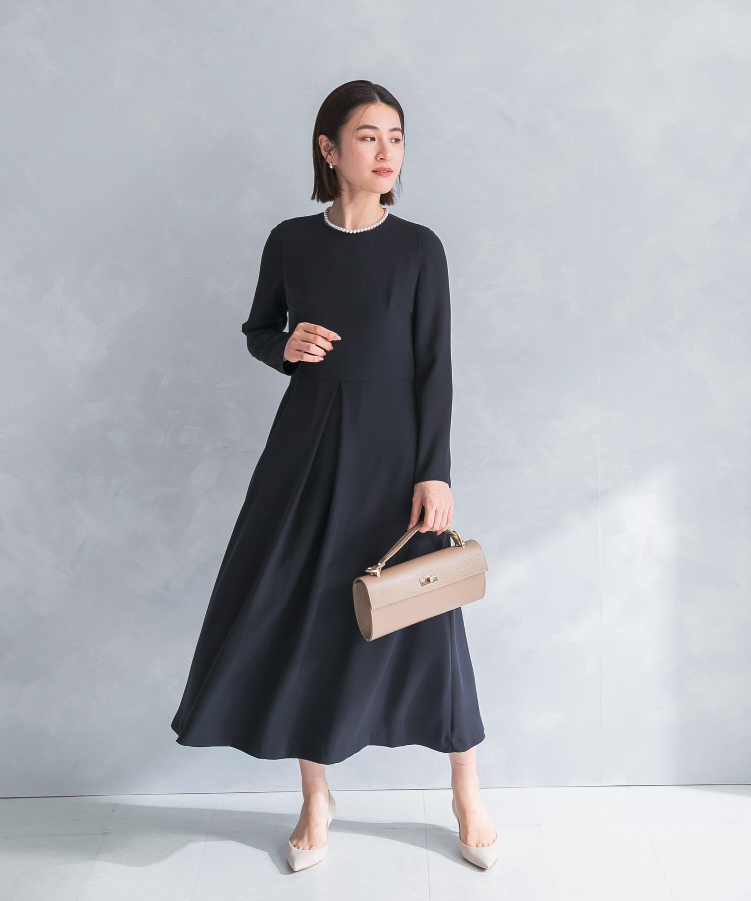 URBAN RESEARCH ROSSO「kaene　シフォン合わせロングワンピース」|ワンピース|