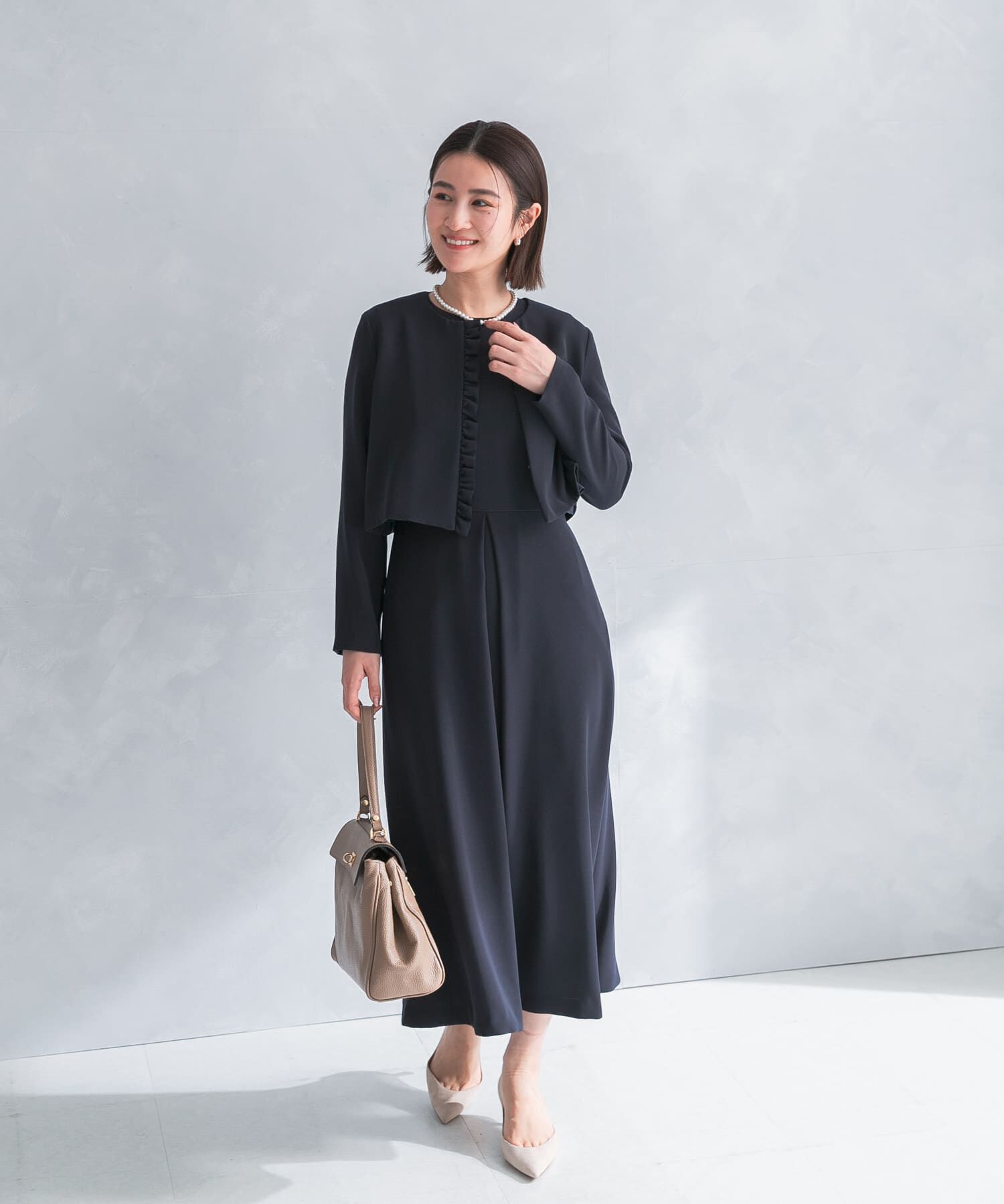 URBAN RESEARCH ROSSO「kaene　シフォン合わせロングワンピース」|ワンピース|