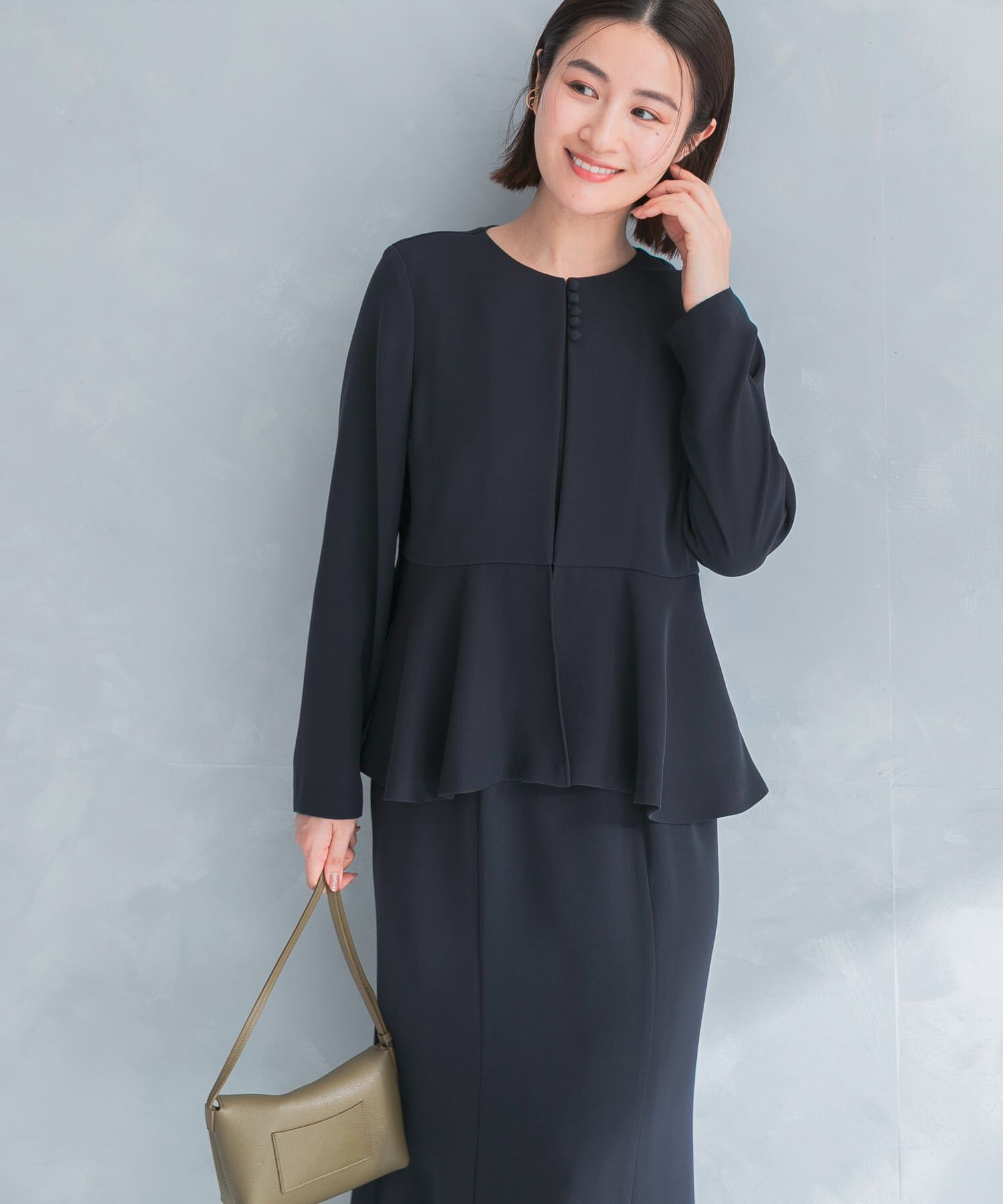 URBAN RESEARCH ROSSO「kaene　フレアジャケットセットワンピース」|ワンピース|