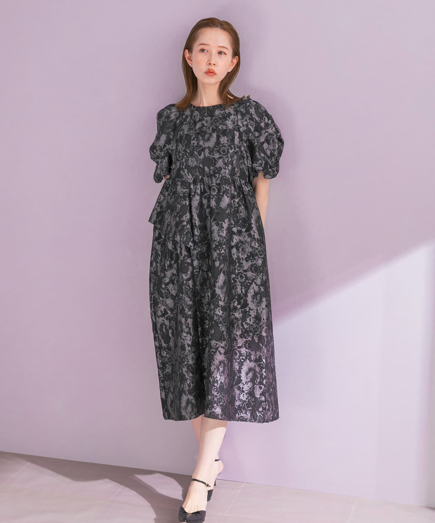 URBAN RESEARCH ROSSO「ANDRESD　JACQUARD DRESS」|ワンピース|