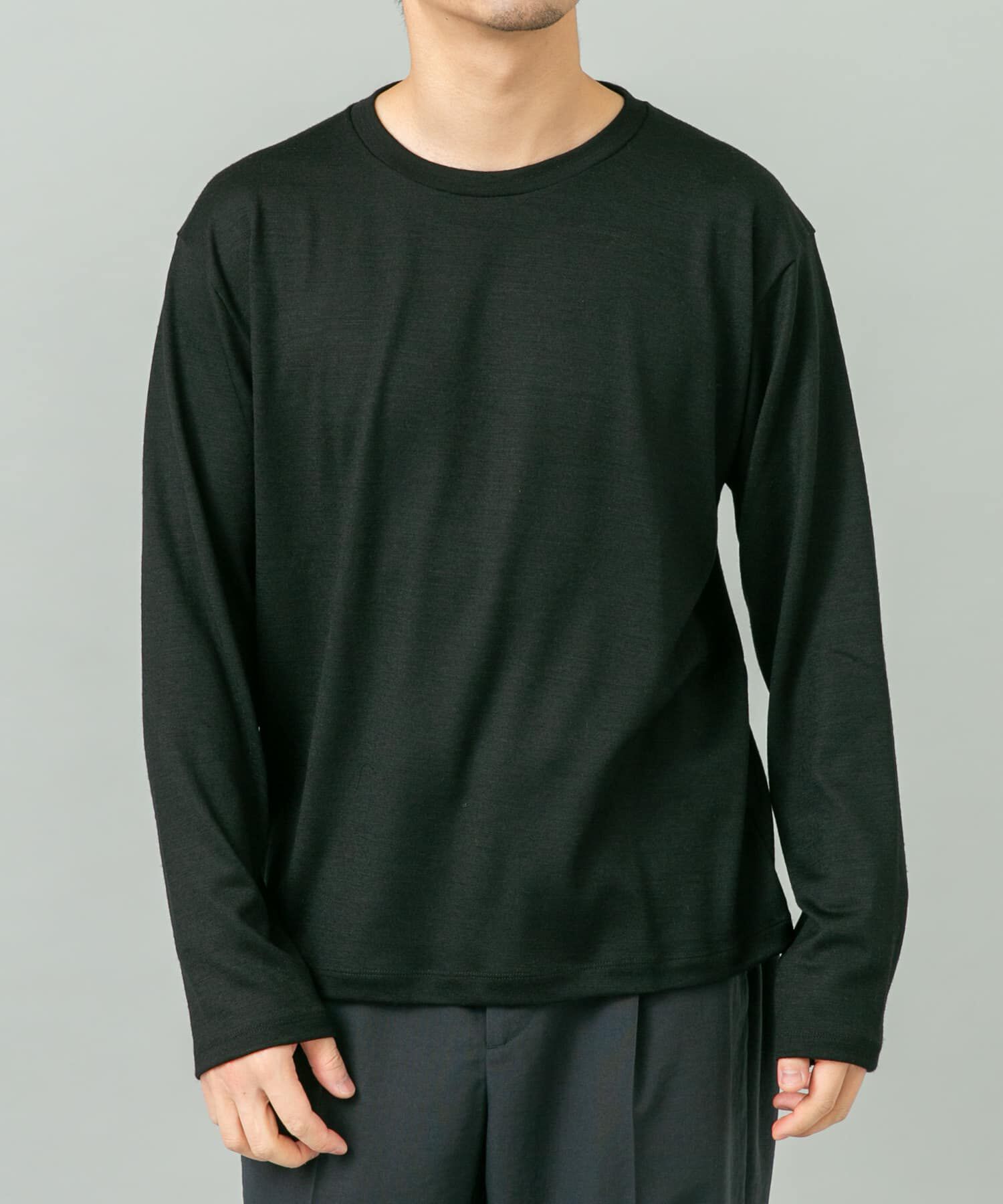 URBAN RESEARCH ROSSO「『XLサイズあり』ハイクオリティウールロンT」|Tシャツ・カットソー|