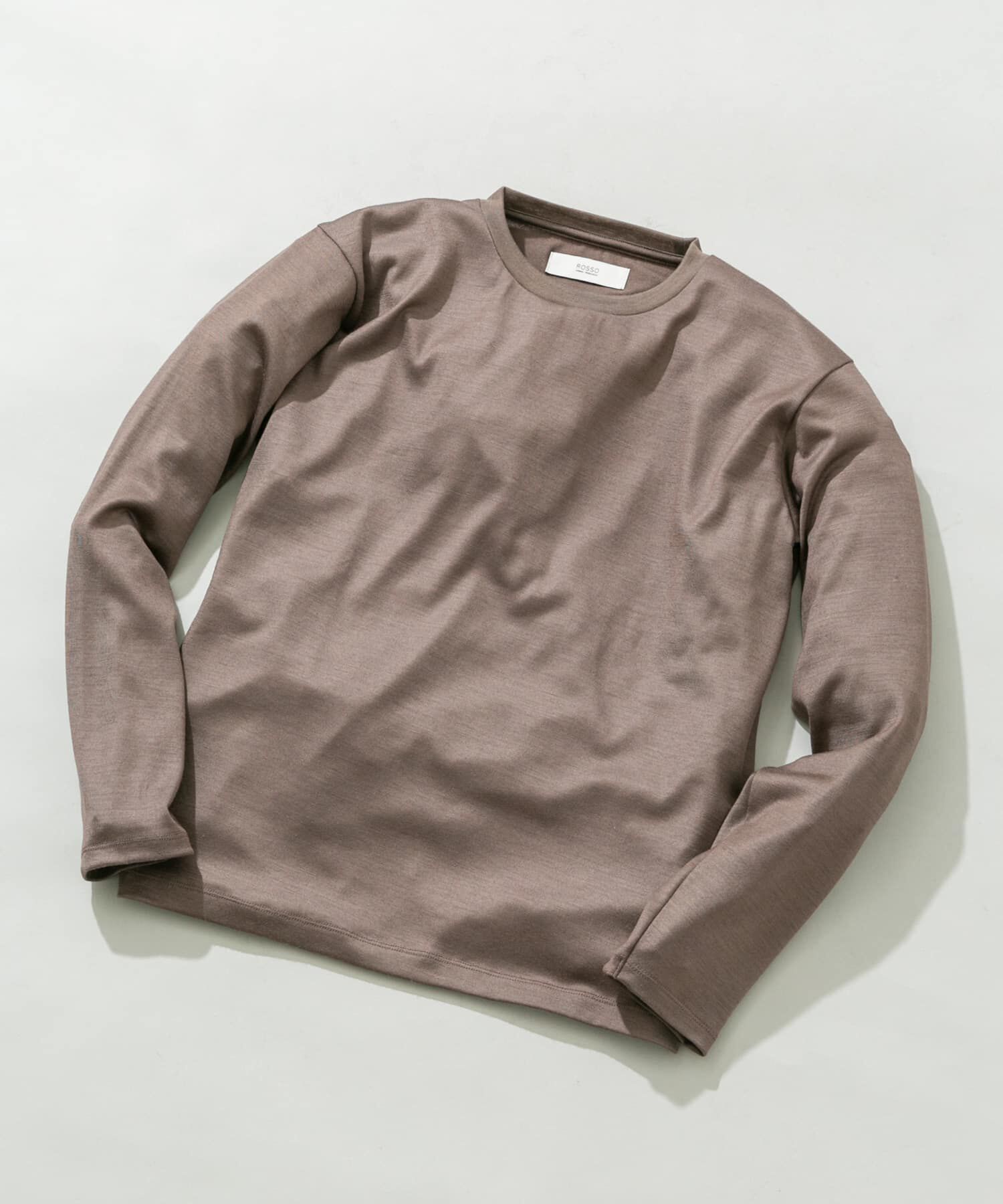 URBAN RESEARCH ROSSO「『XLサイズあり』ハイクオリティウールロンT」|Tシャツ・カットソー|グレー系その他