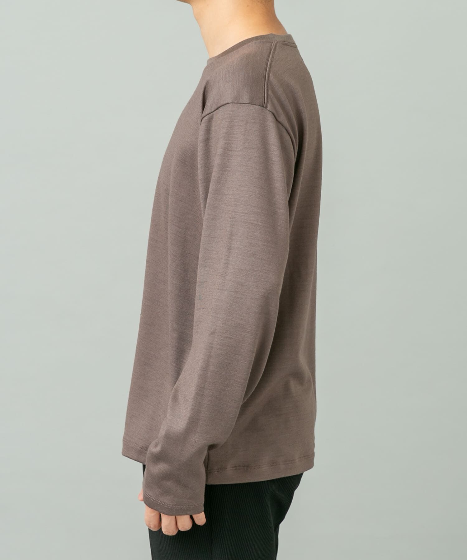 URBAN RESEARCH ROSSO「『XLサイズあり』ハイクオリティウールロンT」|Tシャツ・カットソー|