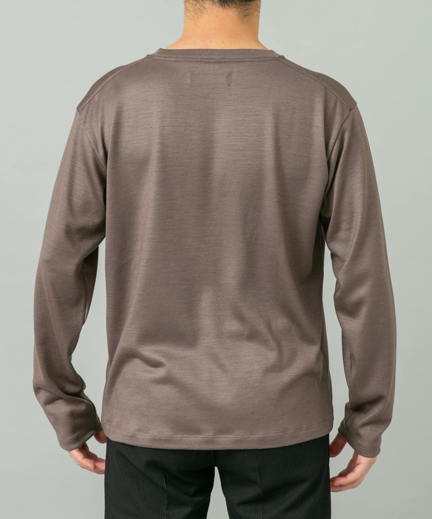 URBAN RESEARCH ROSSO「『XLサイズあり』ハイクオリティウールロンT」|Tシャツ・カットソー|