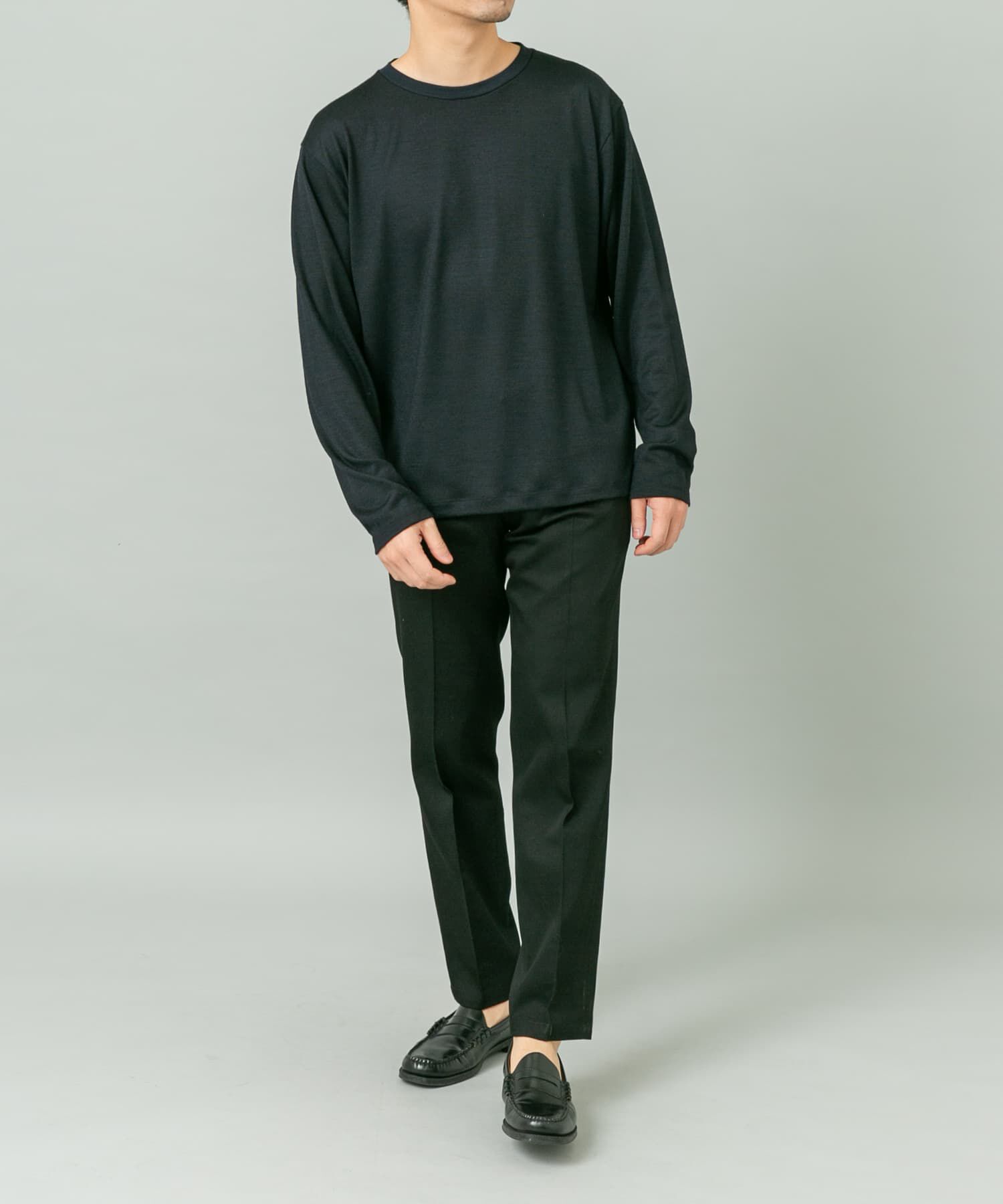 URBAN RESEARCH ROSSO「『XLサイズあり』ハイクオリティウールロンT」|Tシャツ・カットソー|