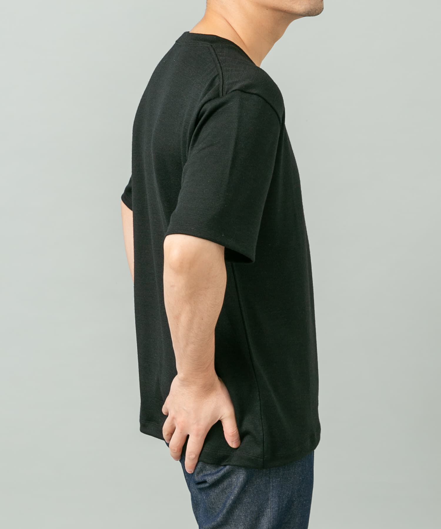 URBAN RESEARCH ROSSO「『XLサイズあり』ハイクオリティショートスリーブウールTシャツ」|Tシャツ・カットソー|