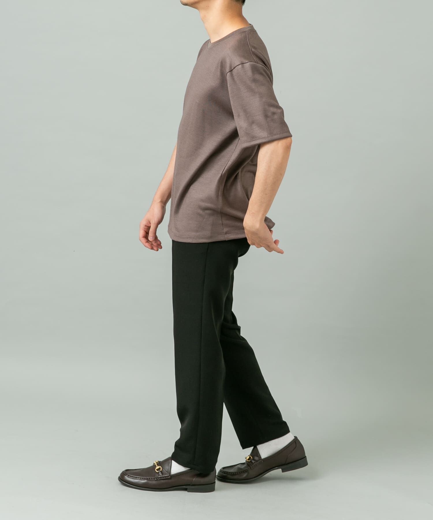 URBAN RESEARCH ROSSO「『XLサイズあり』ハイクオリティショートスリーブウールTシャツ」|Tシャツ・カットソー|