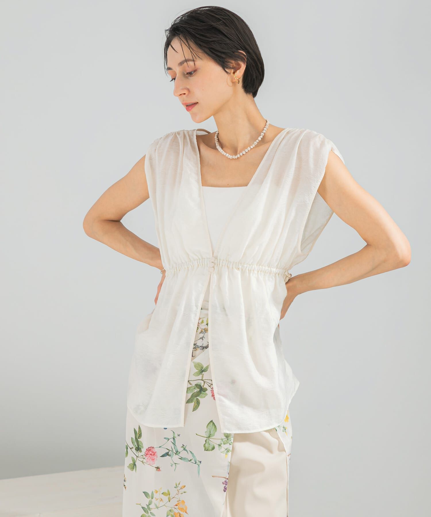 URBAN RESEARCH ROSSO「ボタニカルジャガードジレトップス」|その他|