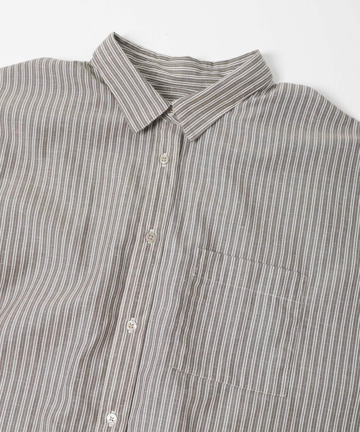 URBAN RESEARCH ROSSO「『WEB限定』『UR TECH Smart Linen Touch』イージーリネンオーバーシャツ」|シャツ・ブラウス|