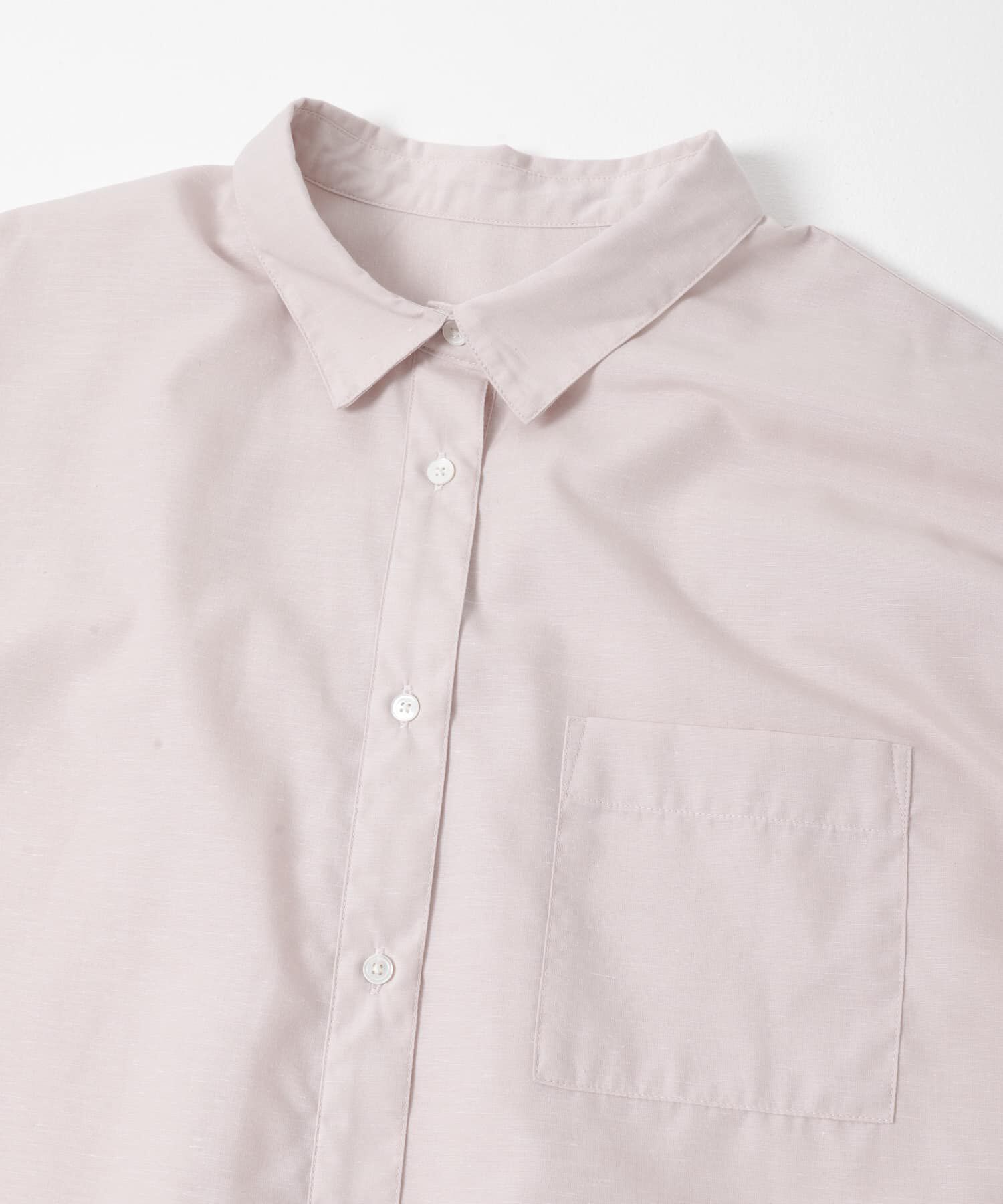 URBAN RESEARCH ROSSO「『WEB限定』『UR TECH Smart Linen Touch』イージーリネンオーバーシャツ」|シャツ・ブラウス|