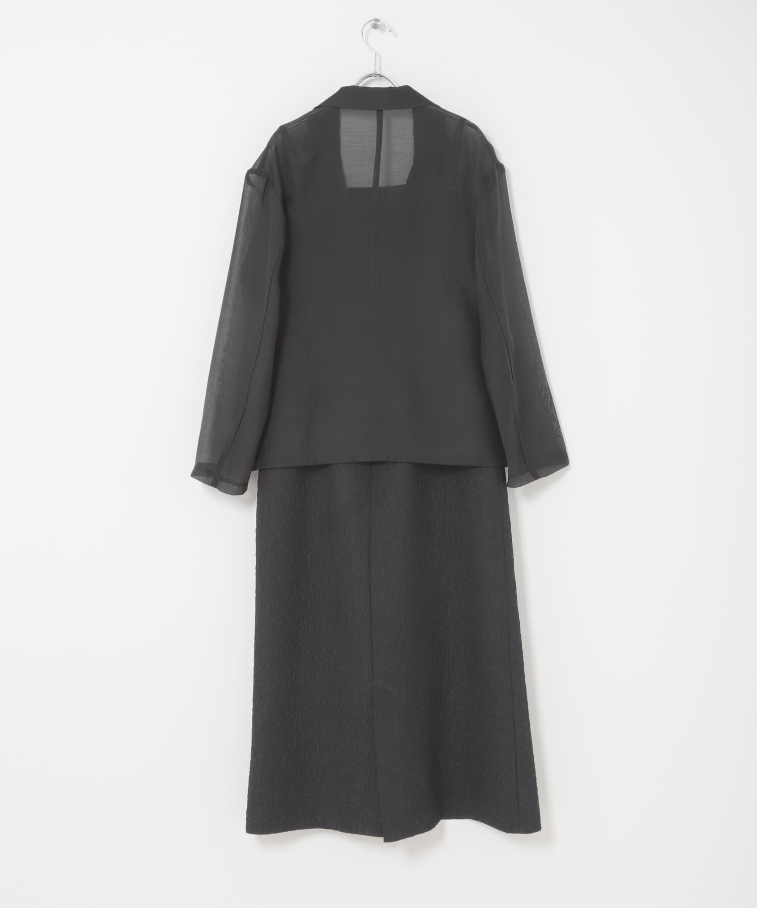 URBAN RESEARCH ROSSO「ジャケットsetジャガードドレス」|ワンピース|