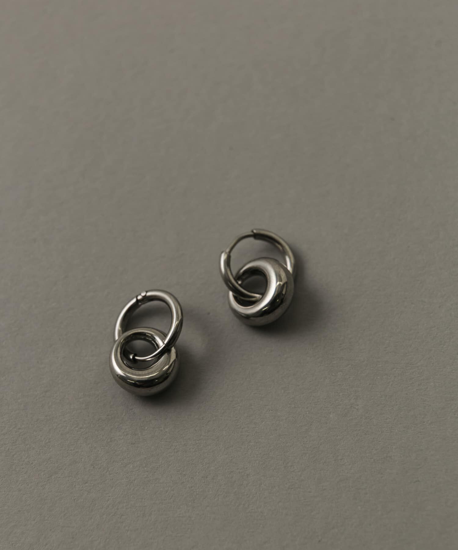 SMELLY「ステンレスチャームフープピアス」|ピアス|