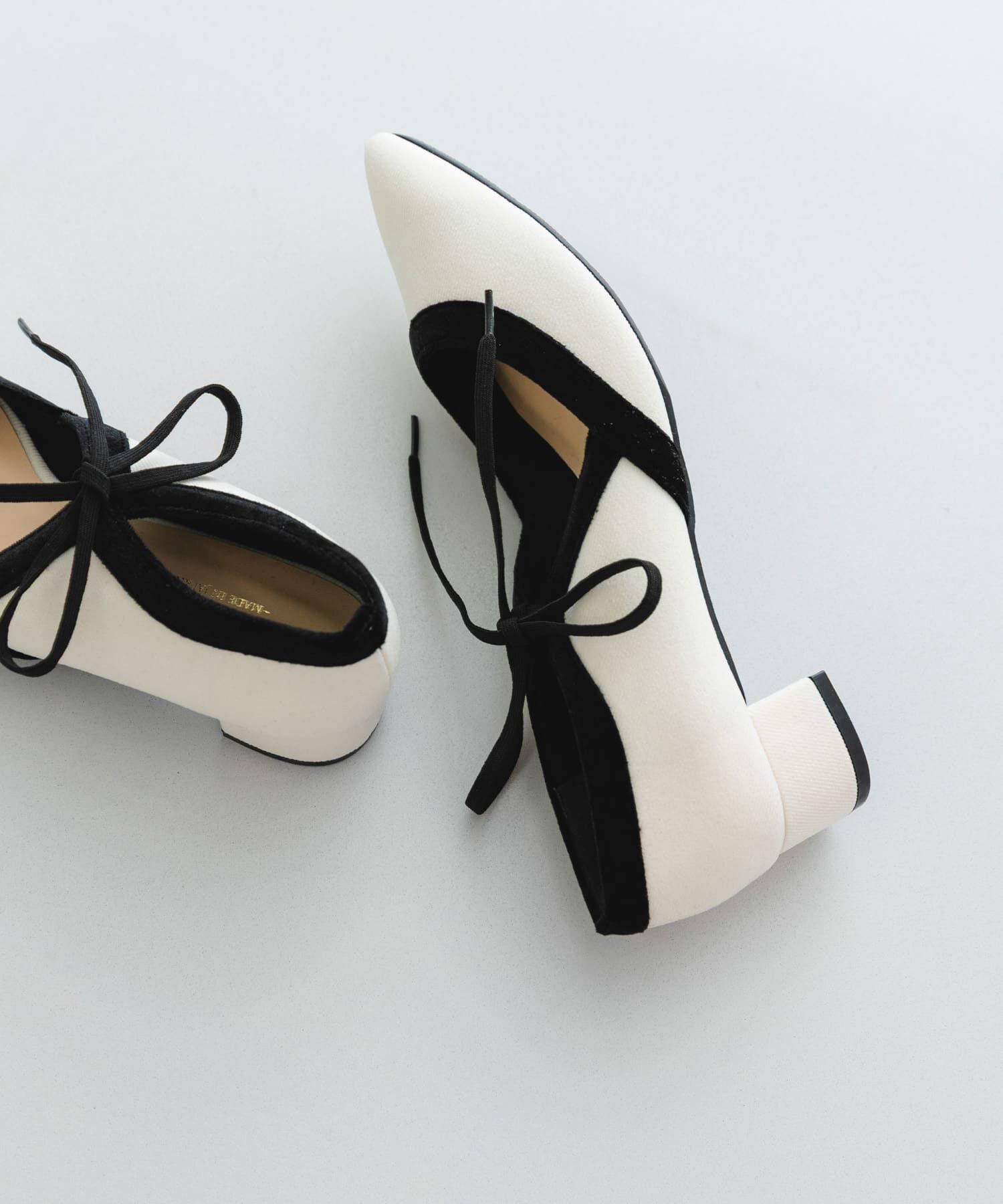 RODE SKO「『MADE IN JAPAN』 3センチヒールリボンパンプス」|パンプス|