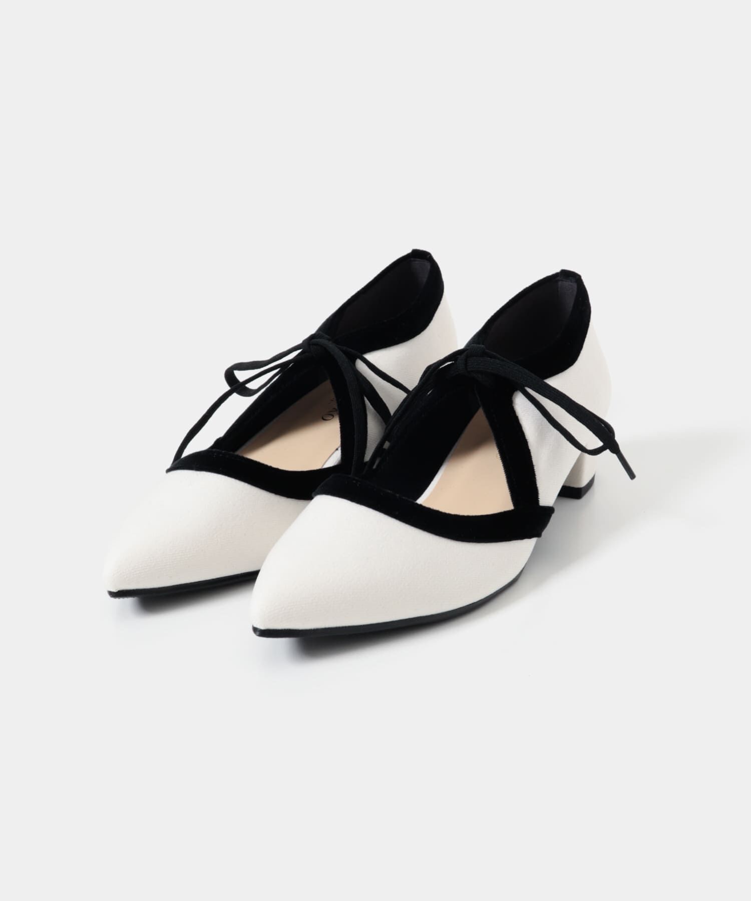 RODE SKO「『MADE IN JAPAN』 3センチヒールリボンパンプス」|パンプス|