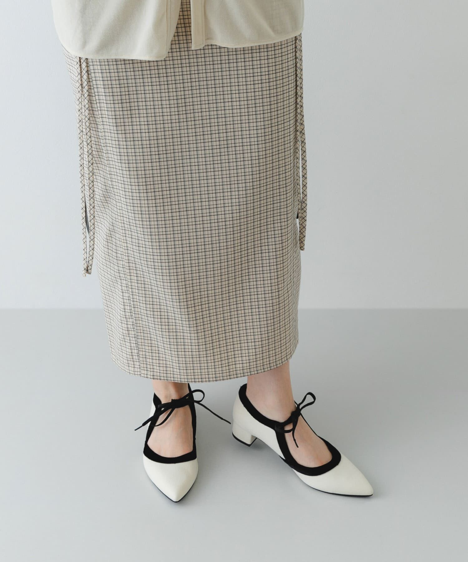 RODE SKO「『MADE IN JAPAN』 3センチヒールリボンパンプス」|パンプス|