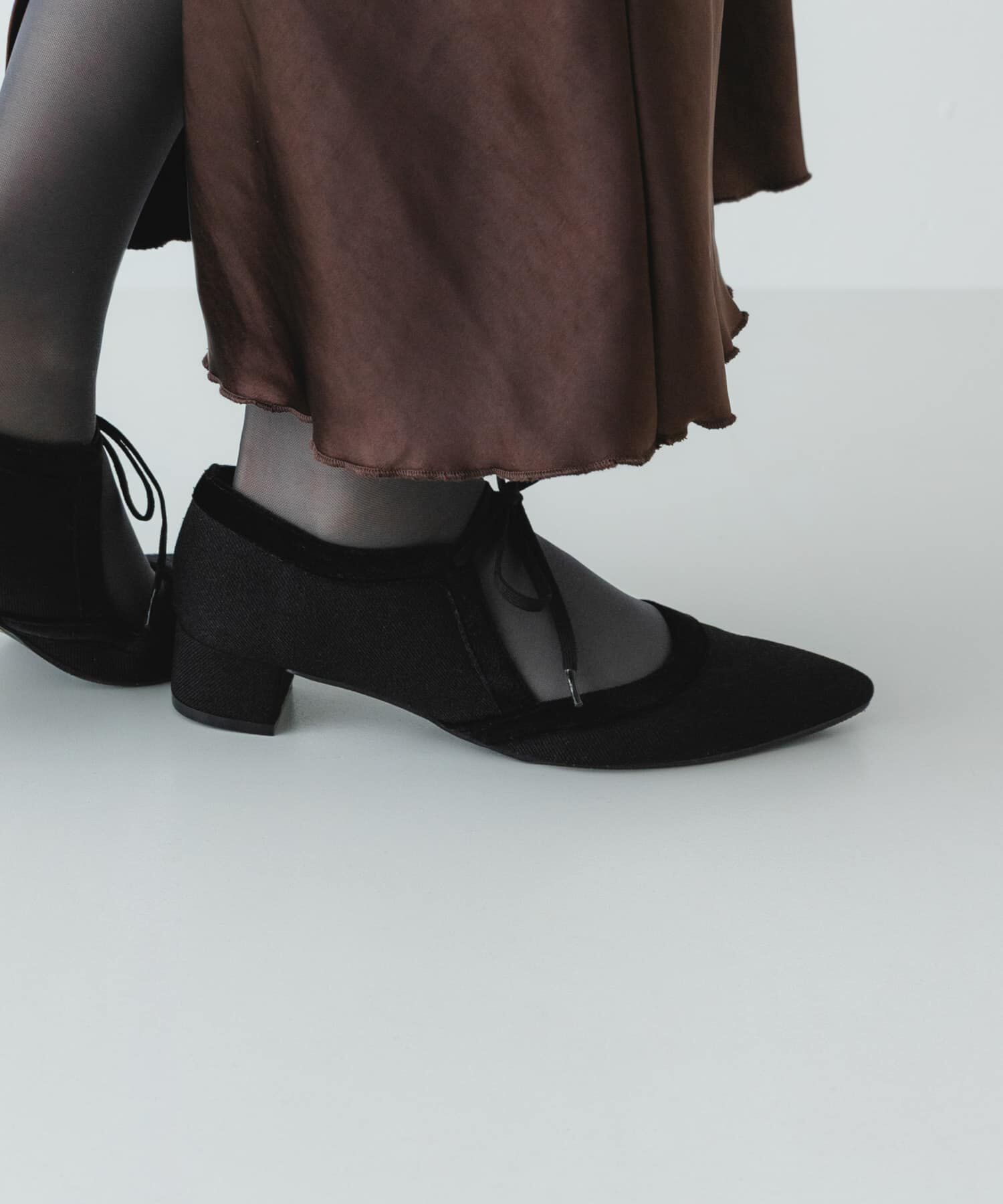 RODE SKO「『MADE IN JAPAN』 3センチヒールリボンパンプス」|パンプス|