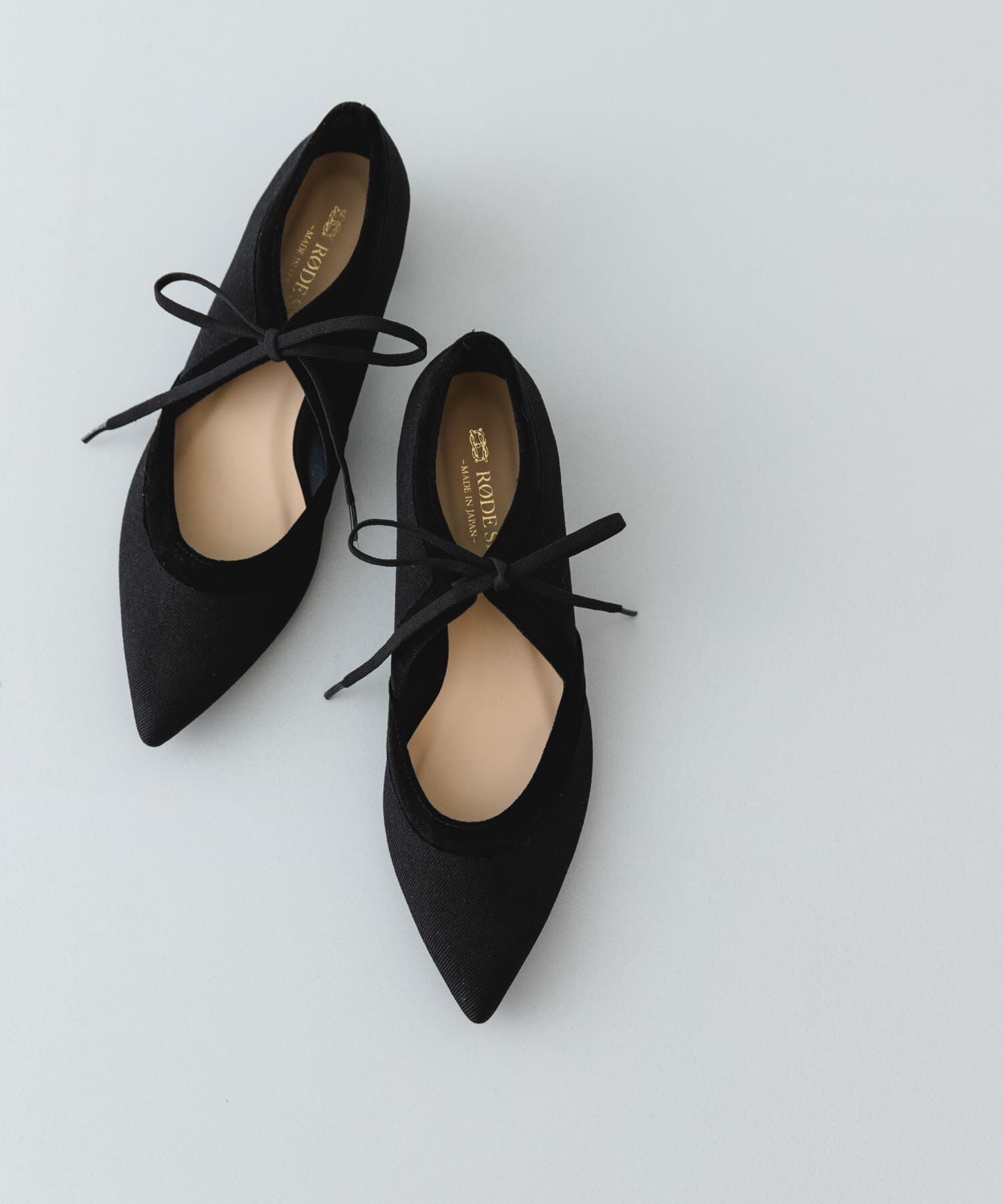 RODE SKO「『MADE IN JAPAN』 3センチヒールリボンパンプス」|パンプス|