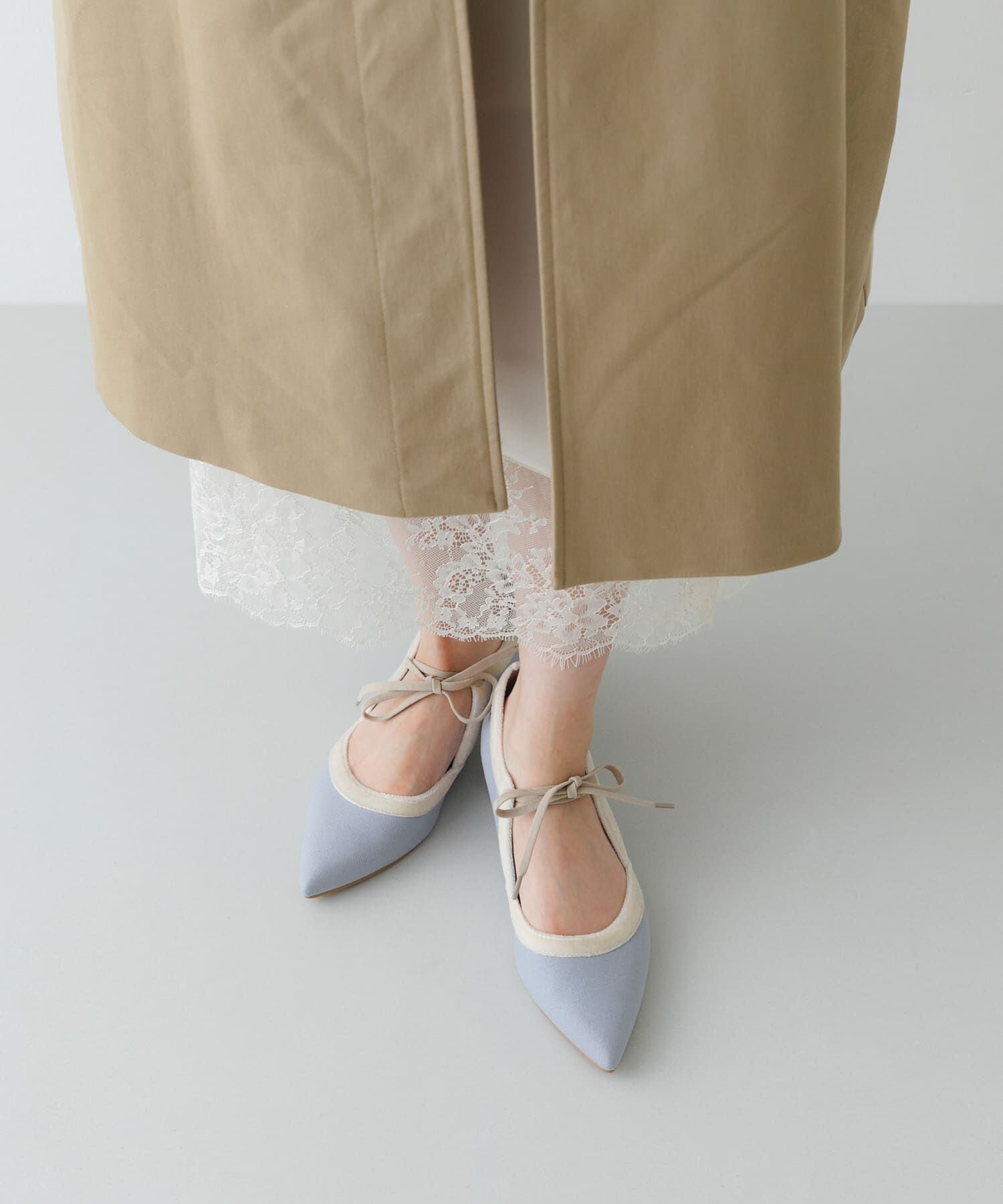 RODE SKO「『MADE IN JAPAN』 3センチヒールリボンパンプス」|パンプス|