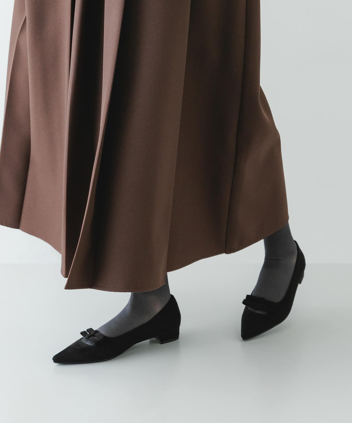 RODE SKO「『MADE IN JAPAN』 ダブルリボンフラットパンプス」|パンプス|