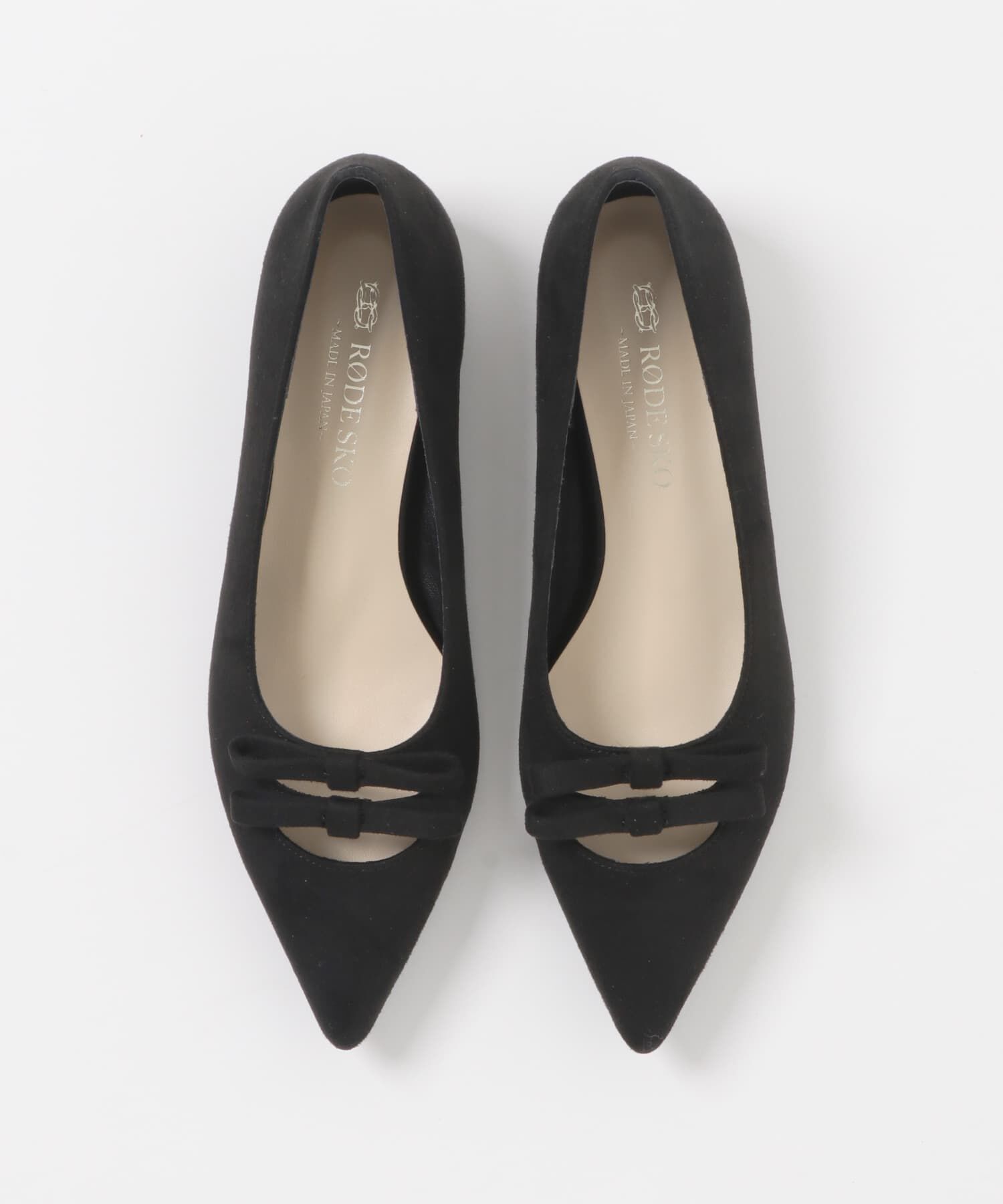 RODE SKO「『MADE IN JAPAN』 ダブルリボンフラットパンプス」|パンプス|