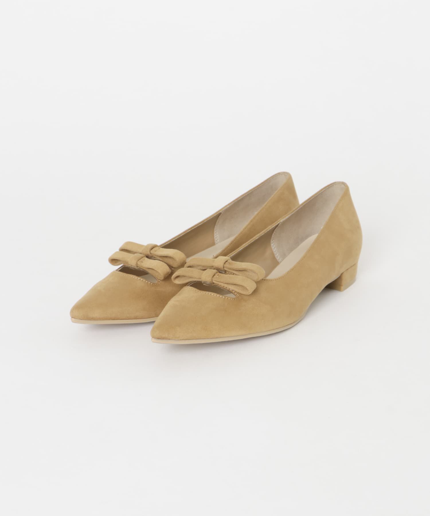 RODE SKO「『MADE IN JAPAN』 ダブルリボンフラットパンプス」|パンプス|