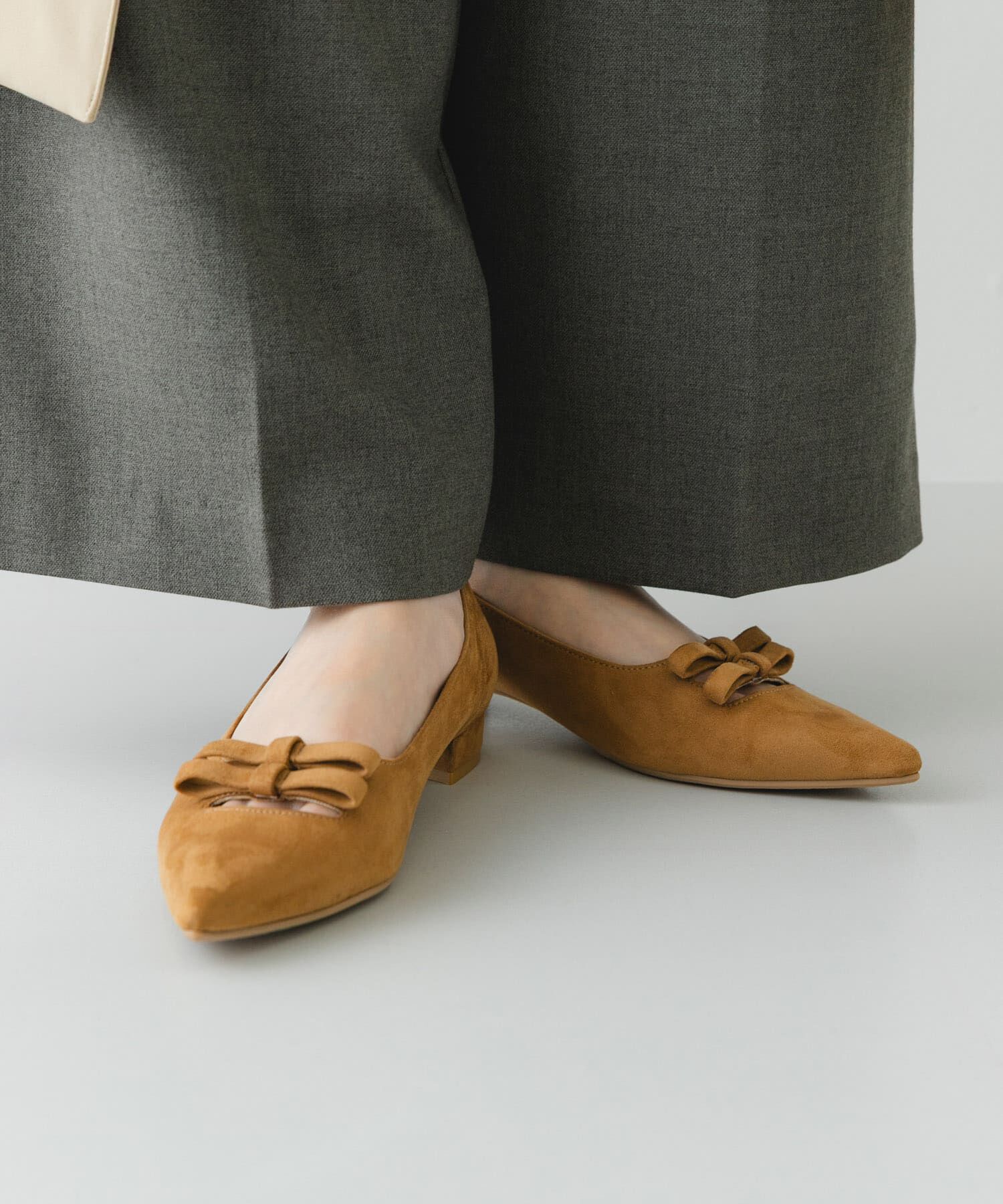 RODE SKO「『MADE IN JAPAN』 ダブルリボンフラットパンプス」|パンプス|