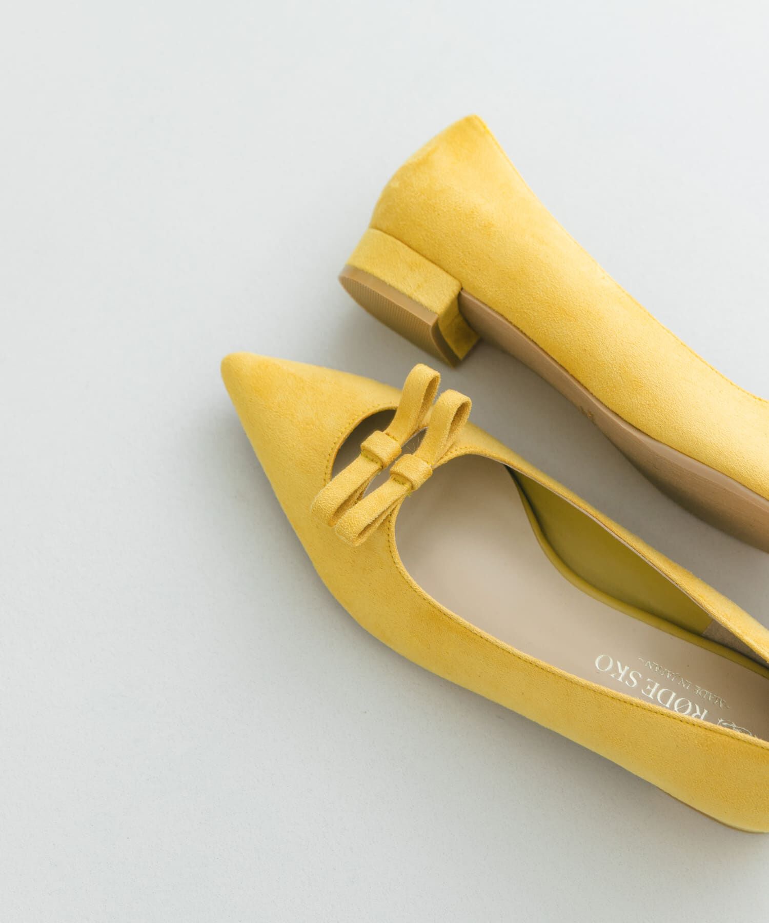 RODE SKO「『MADE IN JAPAN』 ダブルリボンフラットパンプス」|パンプス|