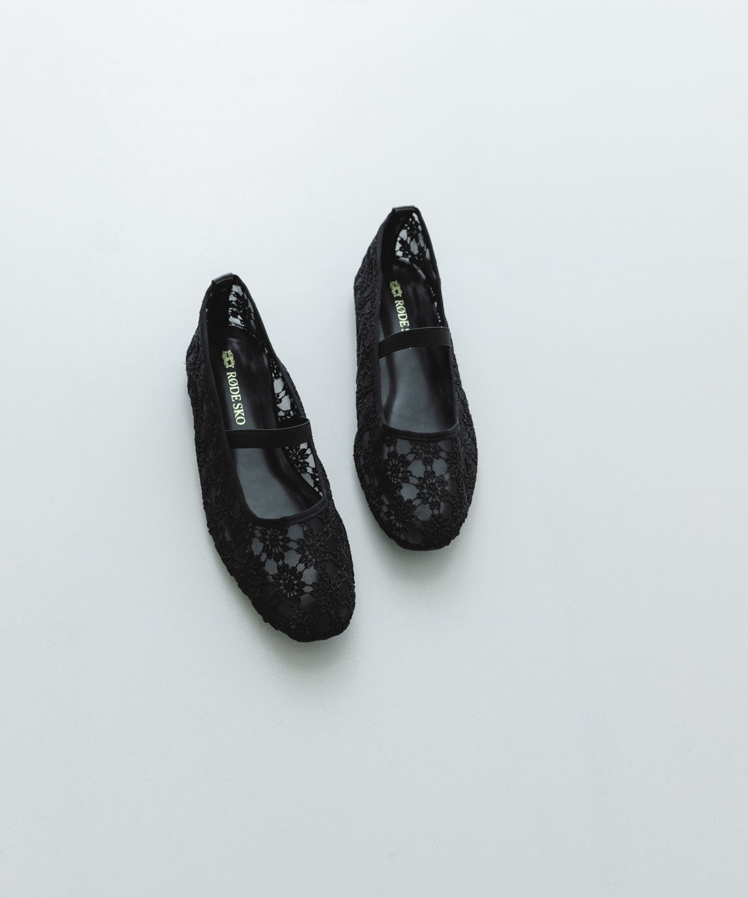 RODE SKO「フラワーシアーフラットシューズ」|バレエシューズ|