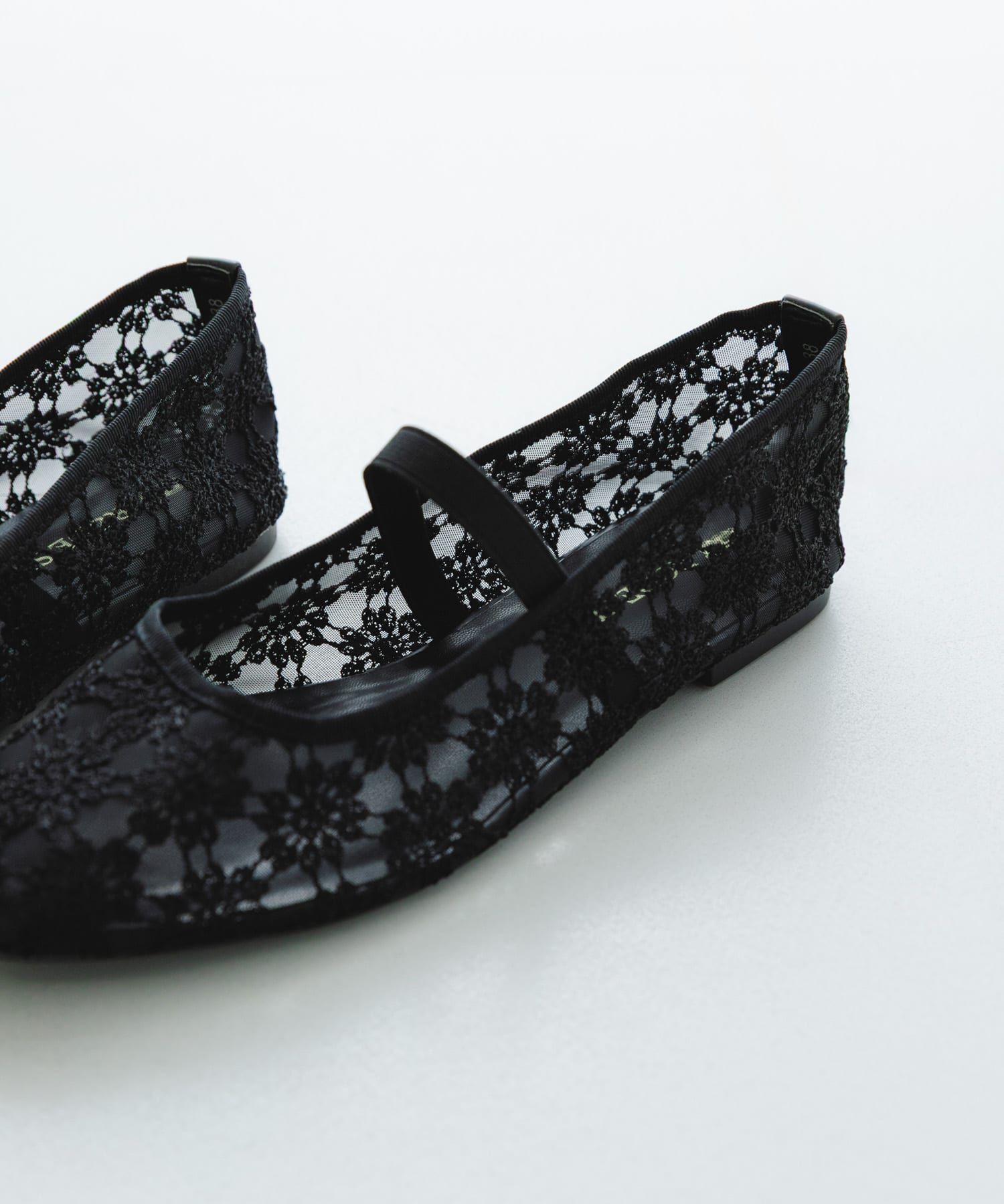 RODE SKO「フラワーシアーフラットシューズ」|バレエシューズ|