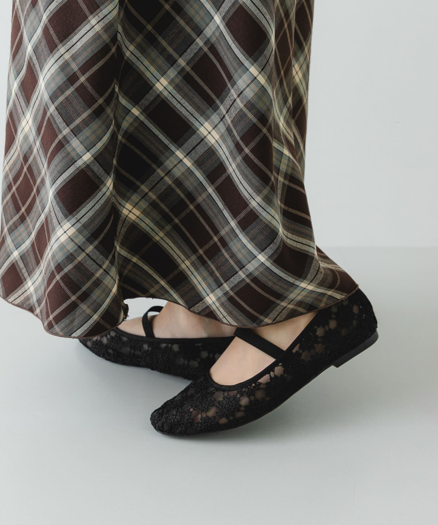 RODE SKO「フラワーシアーフラットシューズ」|バレエシューズ|