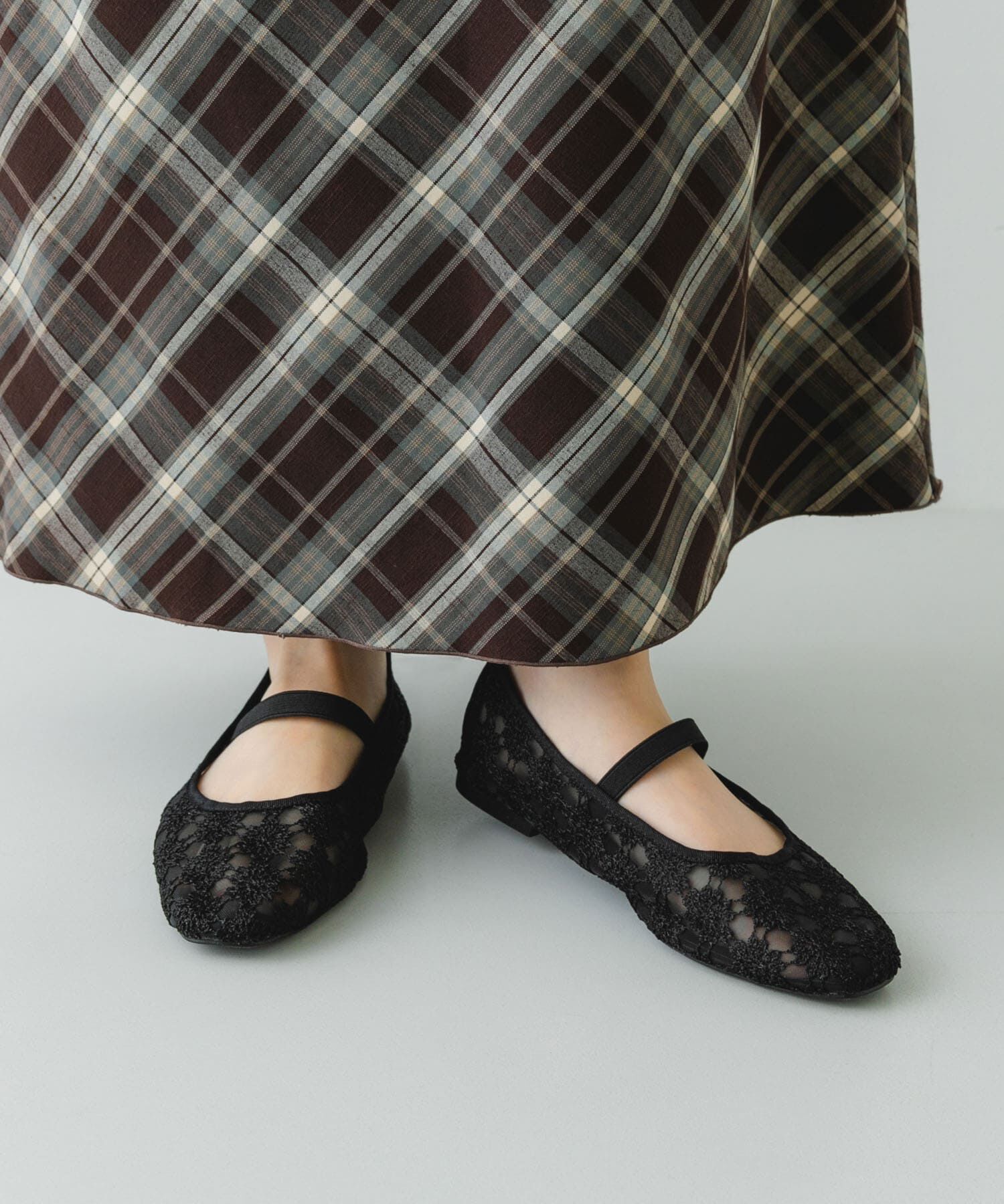 RODE SKO「フラワーシアーフラットシューズ」|バレエシューズ|