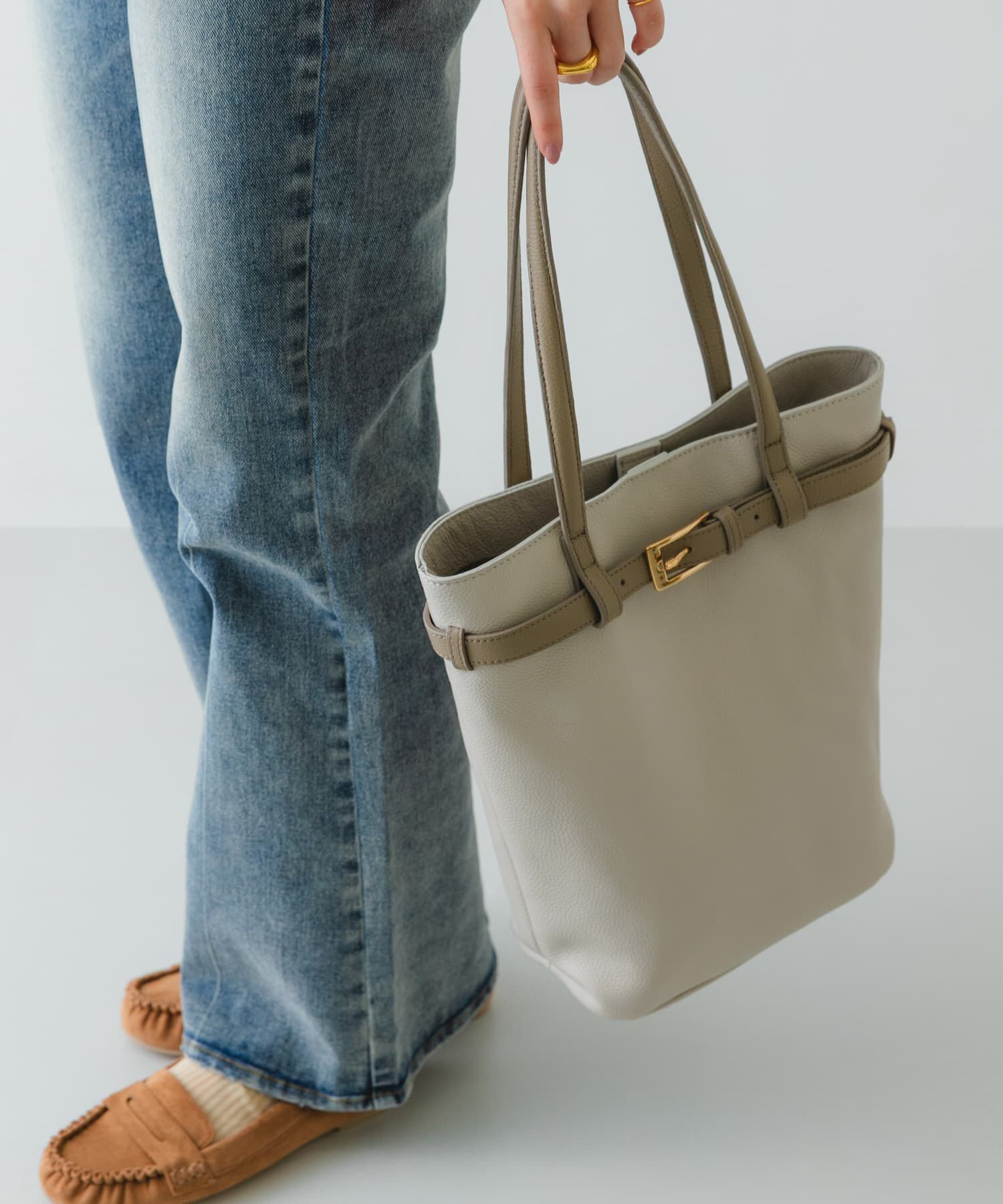 RODE SKO「カウレザーベルトデザイントートバッグ」|トートバッグ|