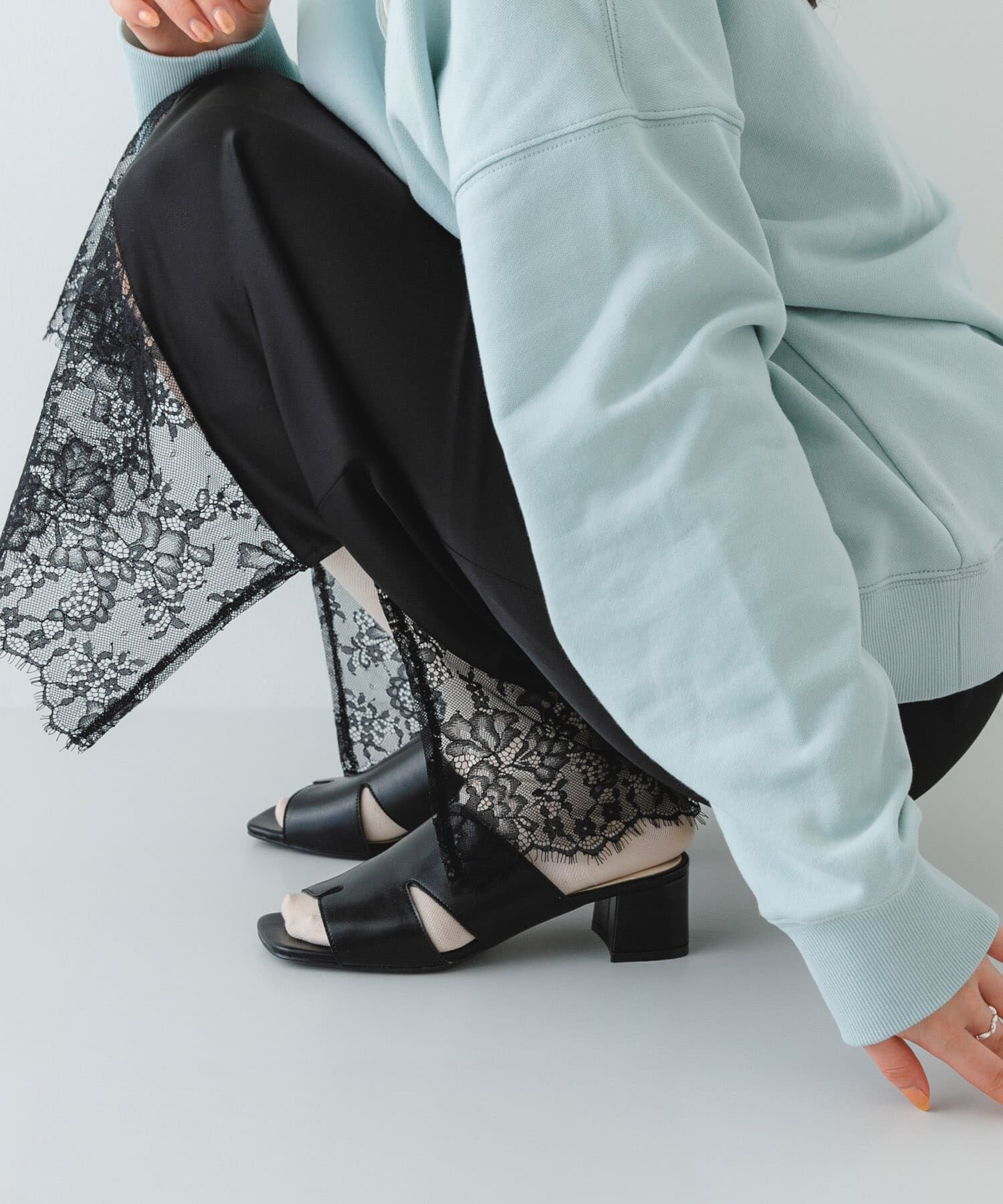 RODE SKO「デザインカットアッパーミュール」|サンダル|