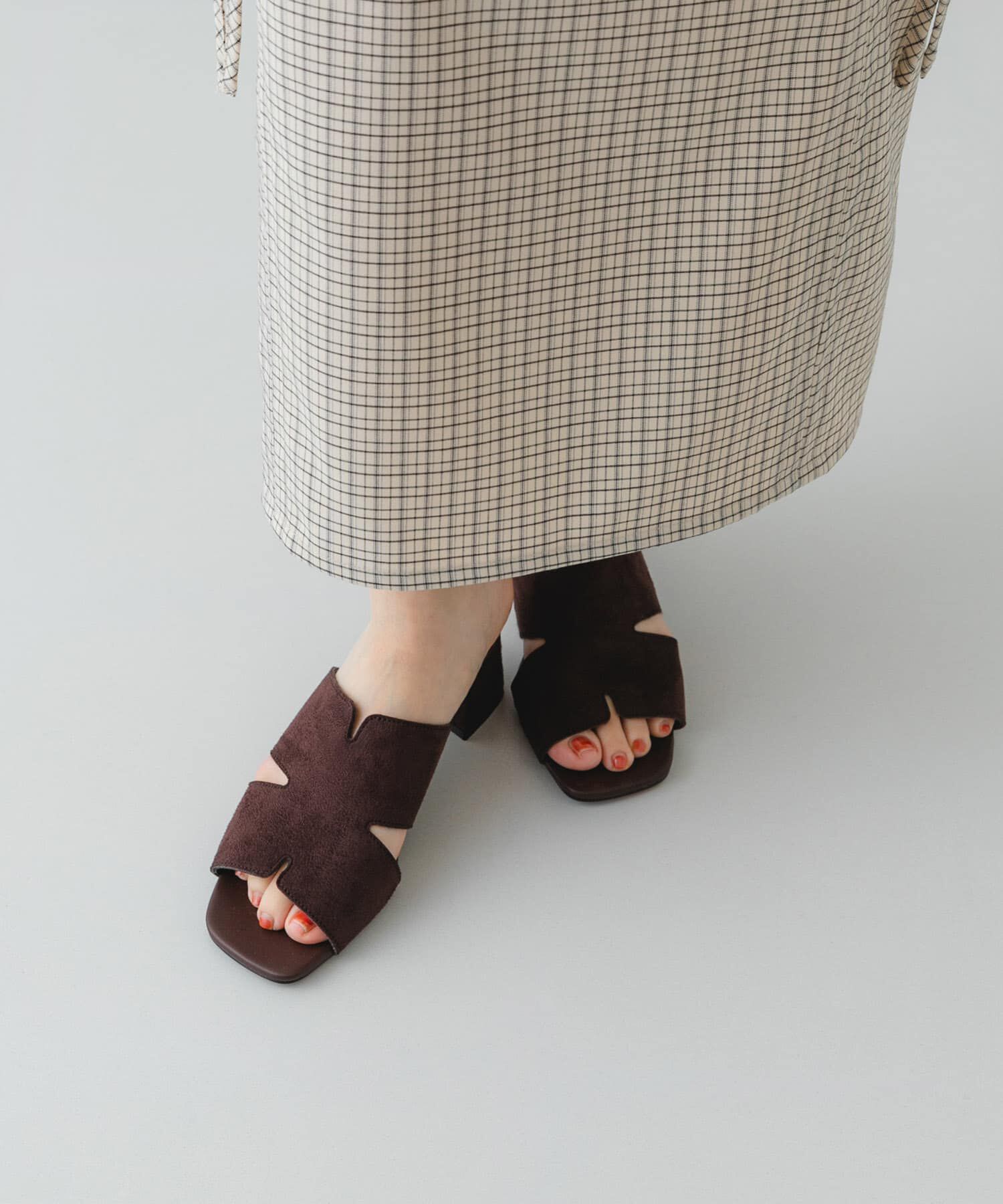 RODE SKO「デザインカットアッパーミュール」|サンダル|