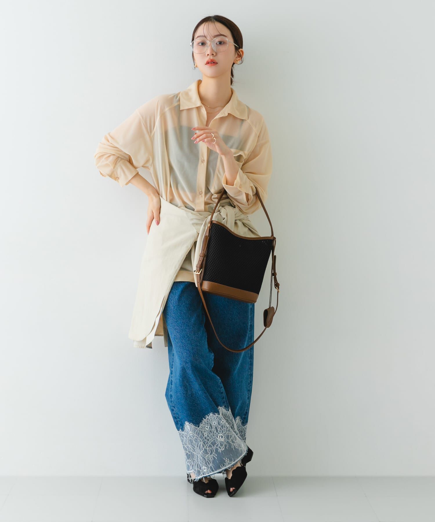 RODE SKO「グラスホルダーセットメッシュ2WAYバッグ」|ショルダー・メッセンジャー|