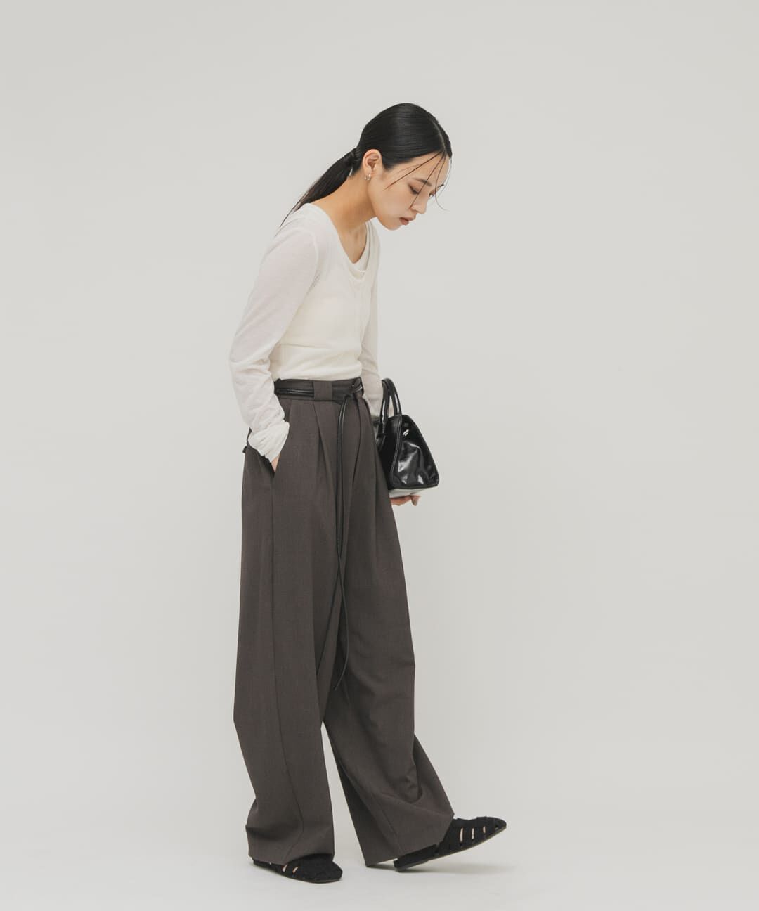  「レイヤードヘンリーネックTEE」|Tシャツ・カットソー|