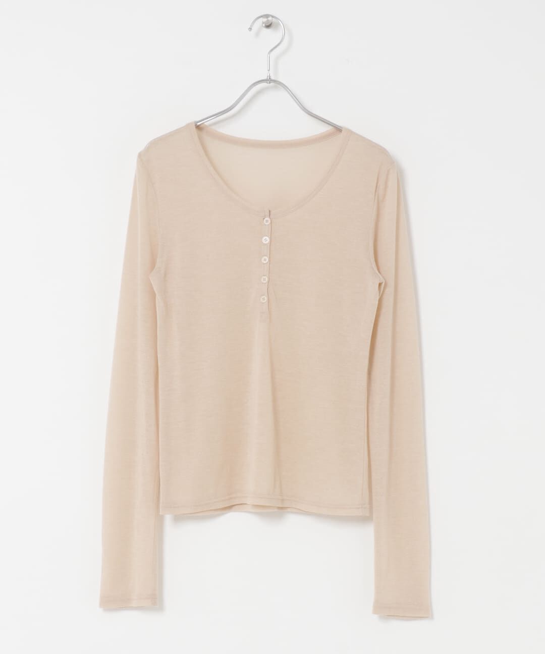  「レイヤードヘンリーネックTEE」|Tシャツ・カットソー|