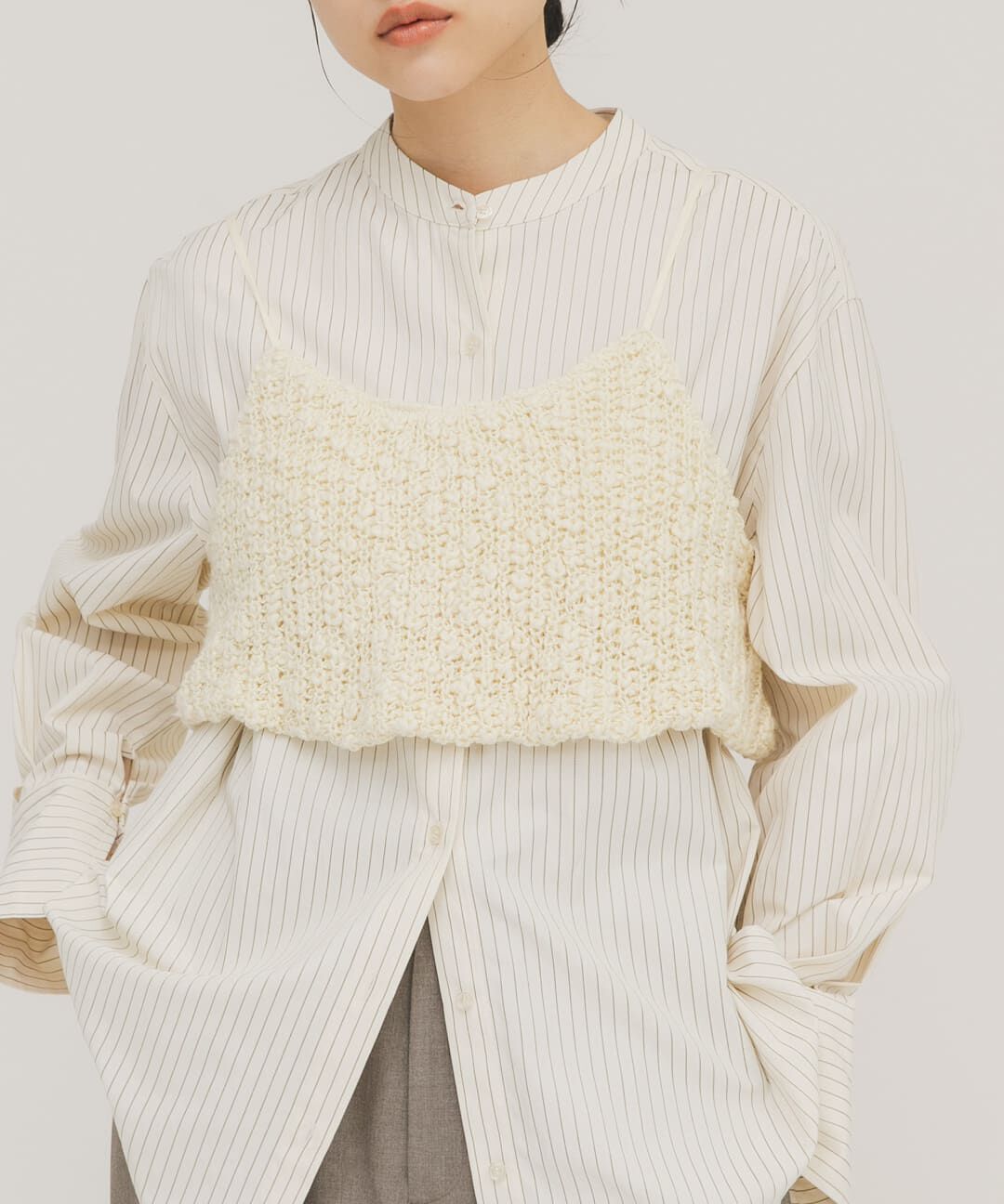  「バルーンニットビスチェ」|ニット・セーター|