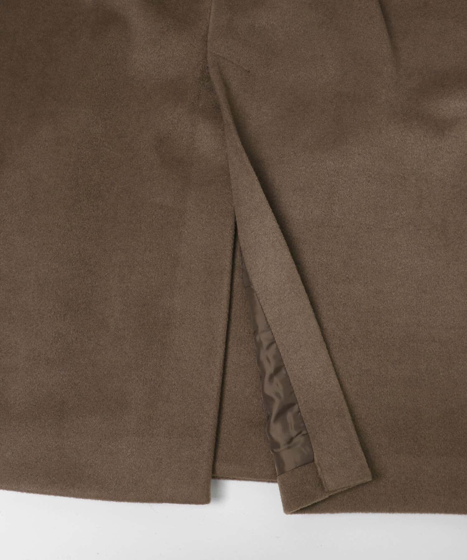 SENSE OF PLACE by URBAN RESEARCH「ウールブレンドダブルロングコート」|ノーカラーコート|