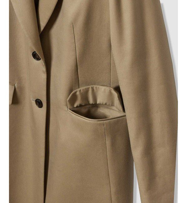 LOULOU WILLOUGHBY「【LOULOU WILLOUGHBY】ビスコースツイルチェスターコート」|ダッフルコート|