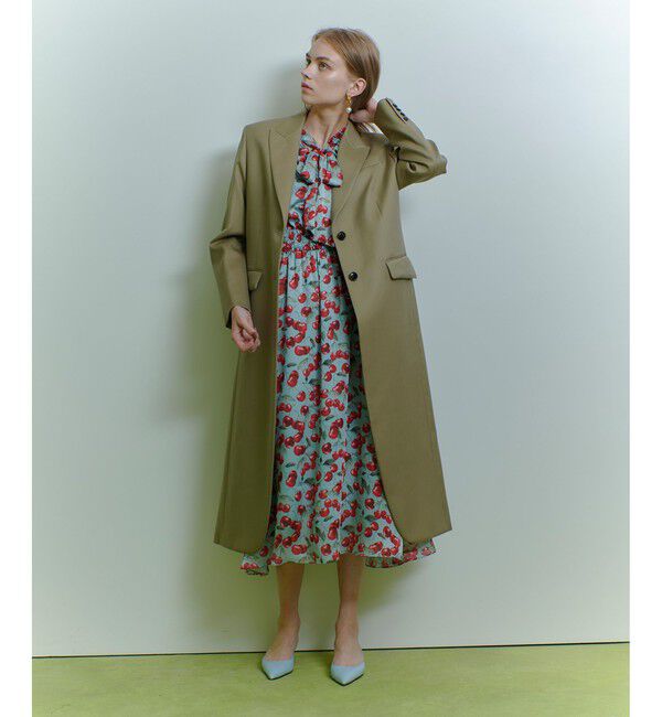 LOULOU WILLOUGHBY「【LOULOU WILLOUGHBY】ビスコースツイルチェスターコート」|ダッフルコート|