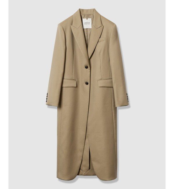 LOULOU WILLOUGHBY「【LOULOU WILLOUGHBY】ビスコースツイルチェスターコート」|ダッフルコート|