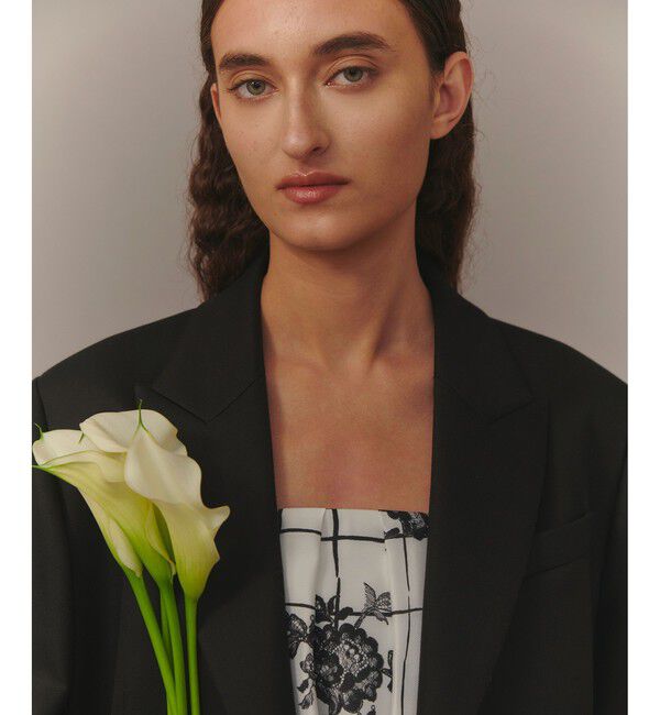 LOULOU WILLOUGHBY「【LOULOU WILLOUGHBY】ビスコースツイルチェスターコート」|ダッフルコート|