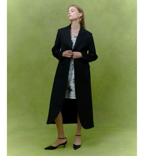 LOULOU WILLOUGHBY「【LOULOU WILLOUGHBY】ビスコースツイルチェスターコート」|ダッフルコート|