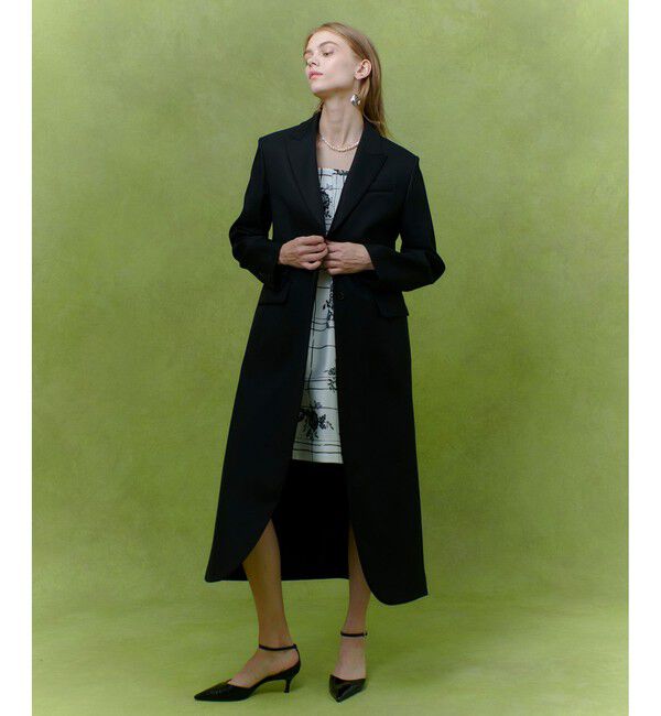 LOULOU WILLOUGHBY「【LOULOU WILLOUGHBY】SILK COフラワーチェックワンピース」|ワンピース|