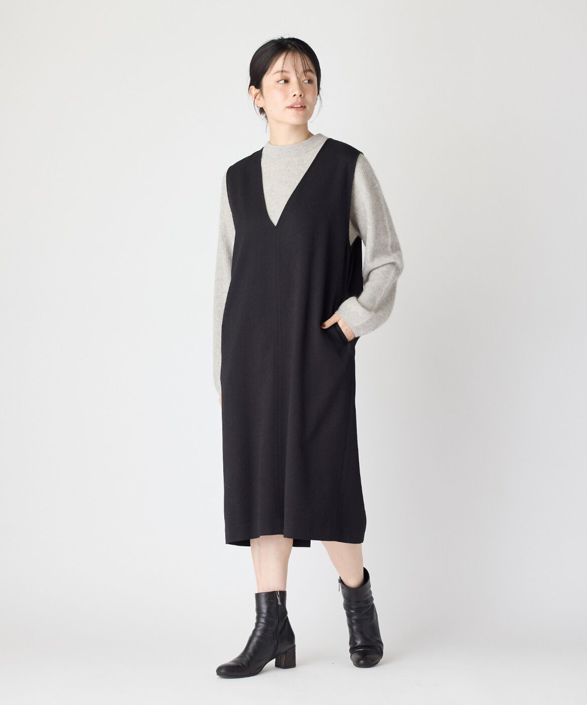 DAY by DAY it&rsquo;s international「ウール調ジャンパースカート」|ワンピース|
